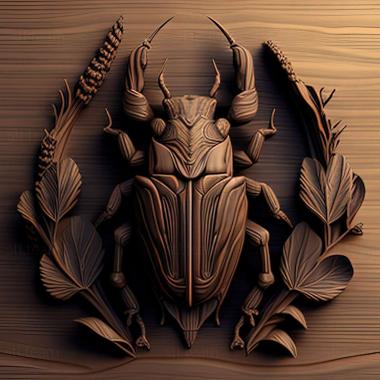 3D модель Lucanus mazama (STL)